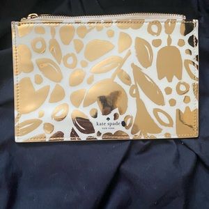 💫✨ Kate spade clutch gold and cream✨💫